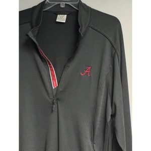 Levelwear Alabama Crimson Tide Quarter Zip Pullover Mens XL Gray NCAA Athletic